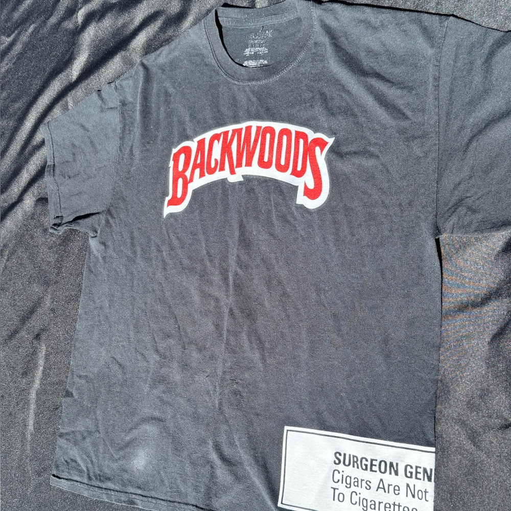 Backwoods Graphic Tee XL Black Red Logo Streetwear